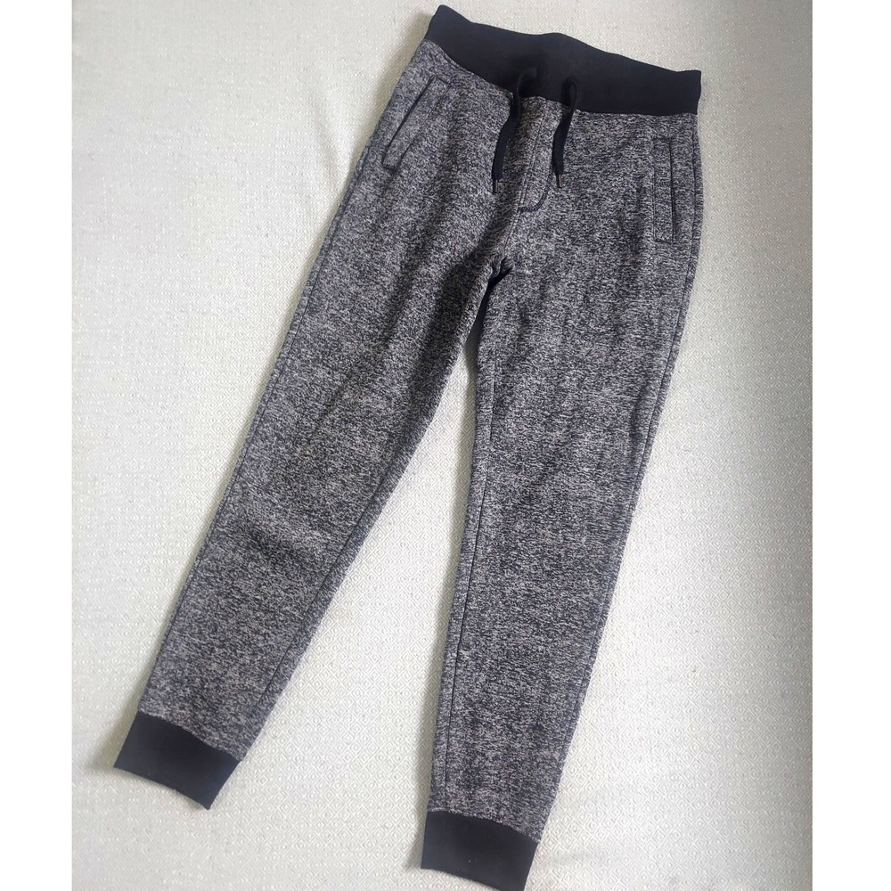 Southpole Joggers Men M Grey Marl Fleece Sweatpants Ribbed Cuffs Drawstring